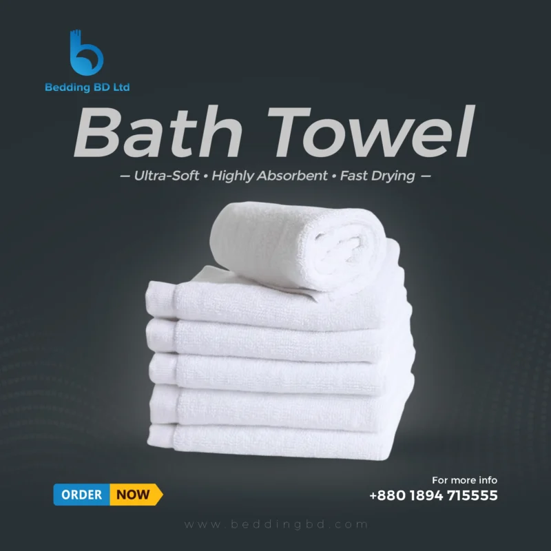 Premium quality soft and absorbent bath towel Best 1 – BeddingBD.