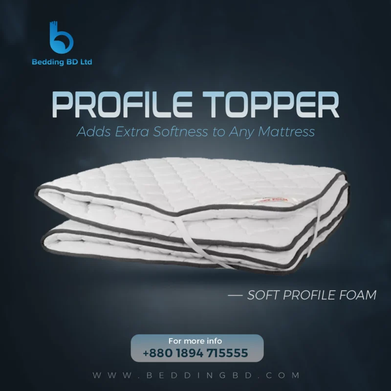 High-quality mattress topper for extra comfort and better sleep support