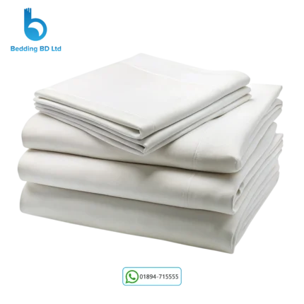 White Cotton Bed Sheet