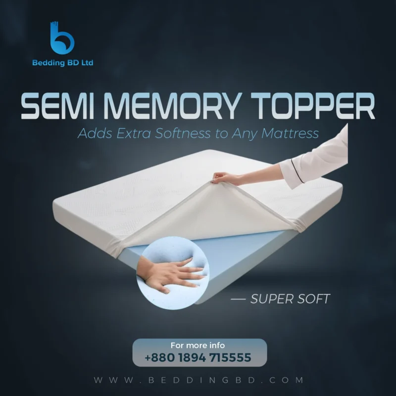 Plush super soft mattress topper providing enhanced comfort and softness