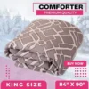 Ash Stripe King Size Comforter3