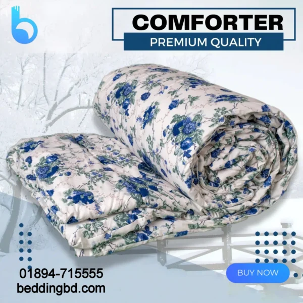 Blue Flower Comforter