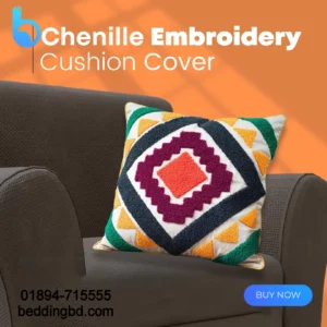 Chenille Embroidery Cushion Cover