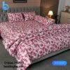 China Rose Print Bed Sheet – Pink