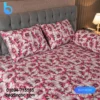 China Rose Print – Pink Comforter Bedding Set (5Pcs)