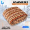 Dull Brown Stripe Comforter