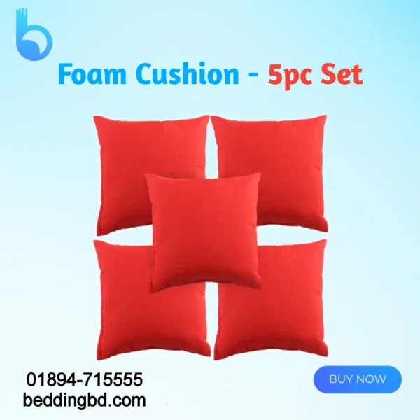 Foam Cushion - 5pc Set