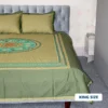 Green Circle Embroidery Bedsheet (4)