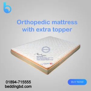 Orthopedic mattress with extra topper2