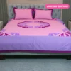 Pink Lavender Applique Bedsheet (2)