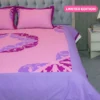 Pink Lavender Applique Bedsheet (4)