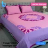 Pink Lavender Applique Bedsheet (5)