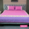 Pink Lavender Embroidery Bedsheet (3)