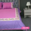 Pink Lavender Embroidery Bedsheet (4)