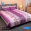 Purple Print Bed Sheet