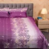 Purple Print Bed Sheet (3)