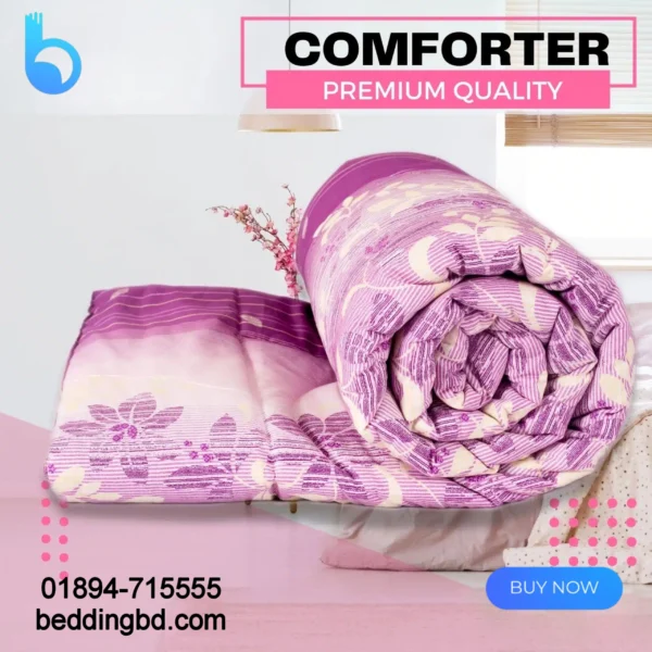 Purple Print Comforter