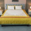 Yellow Dream Embroidery Bed Sheet (3)