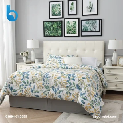 Botanical Print Comforter – Nature-inspired floral bedding