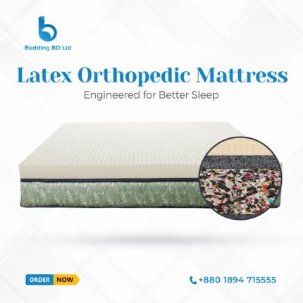 Natural Latex Orthopedic Mattress for Spinal Support – BeddingBD