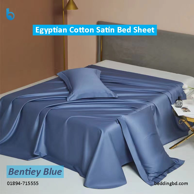 Egyptian Cotton Satin Bed Sheet -120 Count