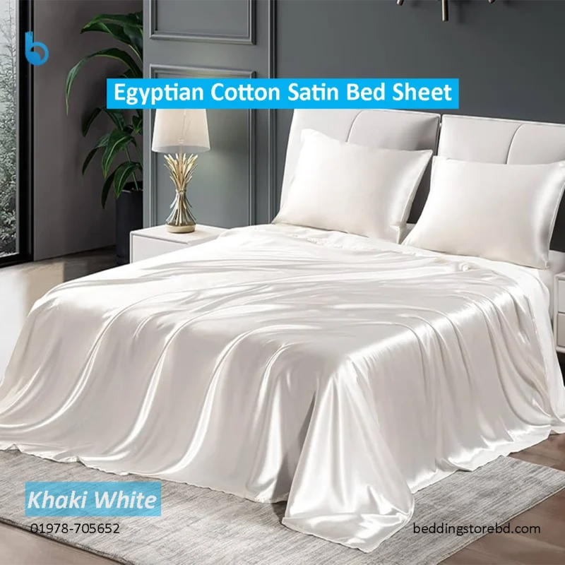 Egyptian Cotton Satin Bed Sheet -120 Count