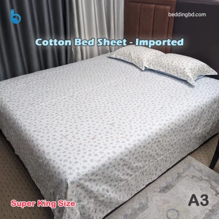 Cotton Bed Sheet - Imported A3