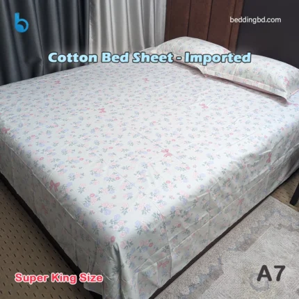 Cotton Bed Sheet - Imported A7