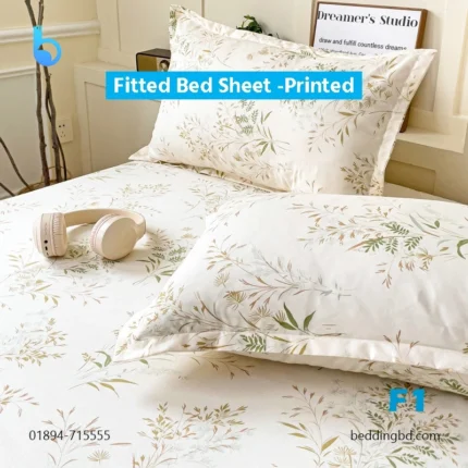 Fitted Bed Sheet -Printed (Imported)