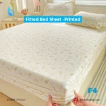 Fitted Bed Sheet -Printed (Imported)