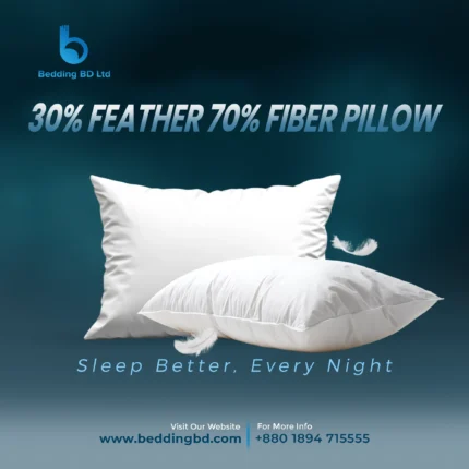 30% Feather 70% Fiber Pillow